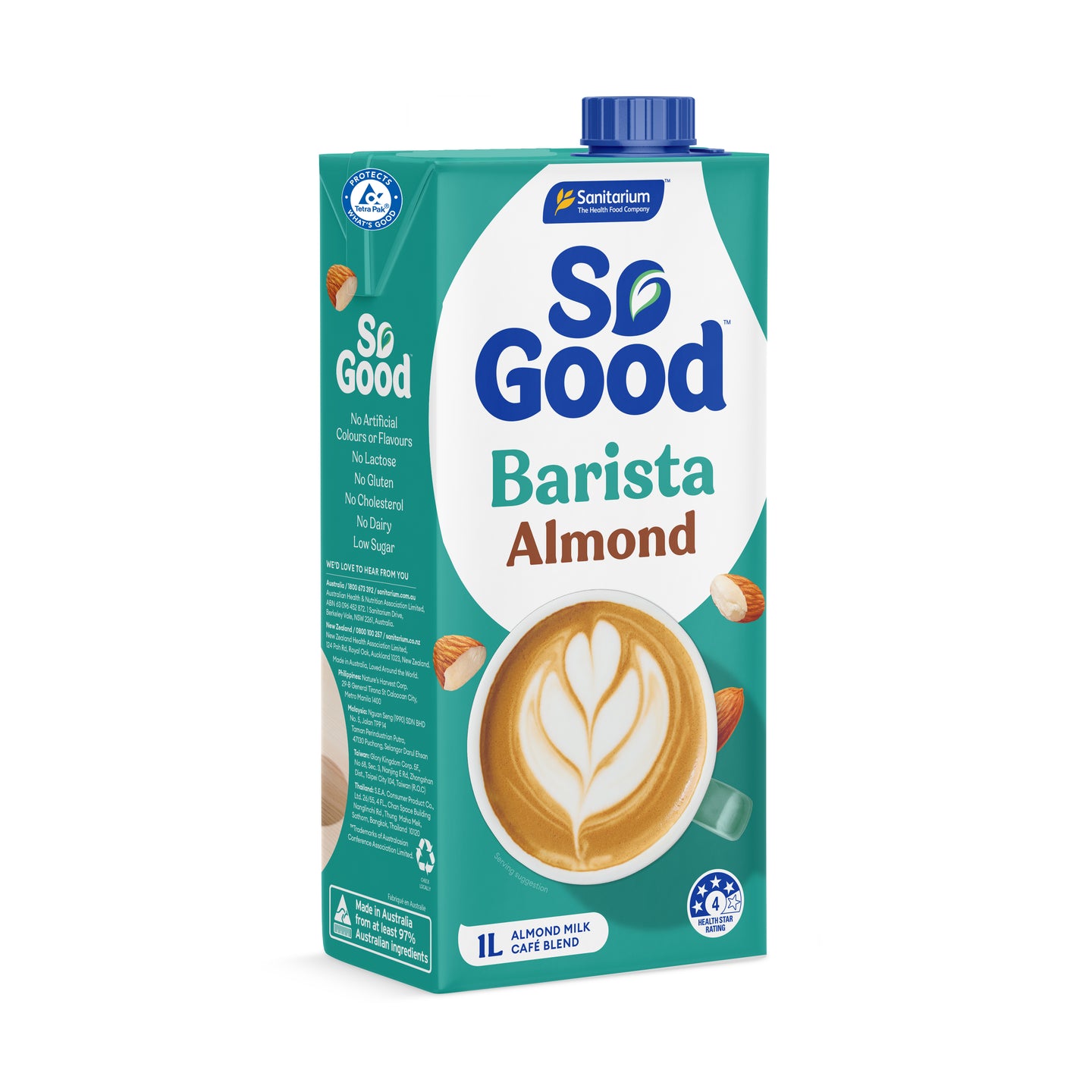 (Buy 1 Carton) So Good Barista Almond 1 liter x 12