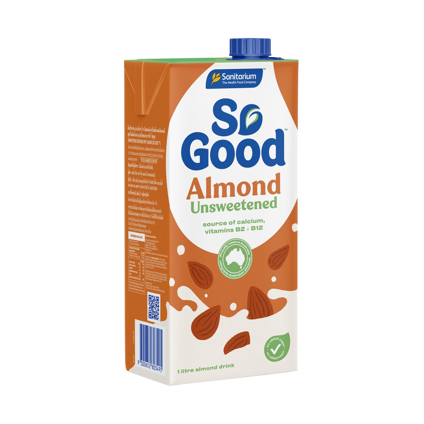 (Buy 6)  Sanitarium So Good Almond Milk Unsweetened 1 Liter