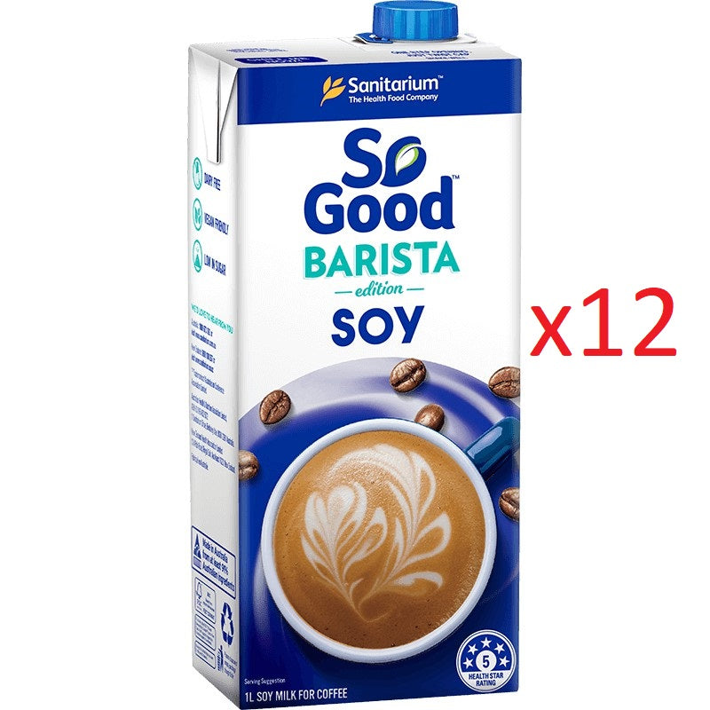 (Buy 1 carton) So Good Barista Soy 1 Liter x 12