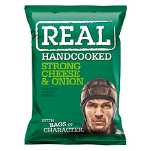 Load image into Gallery viewer, REAL Handcooked Strong Cheese &amp; Onion (150g)
