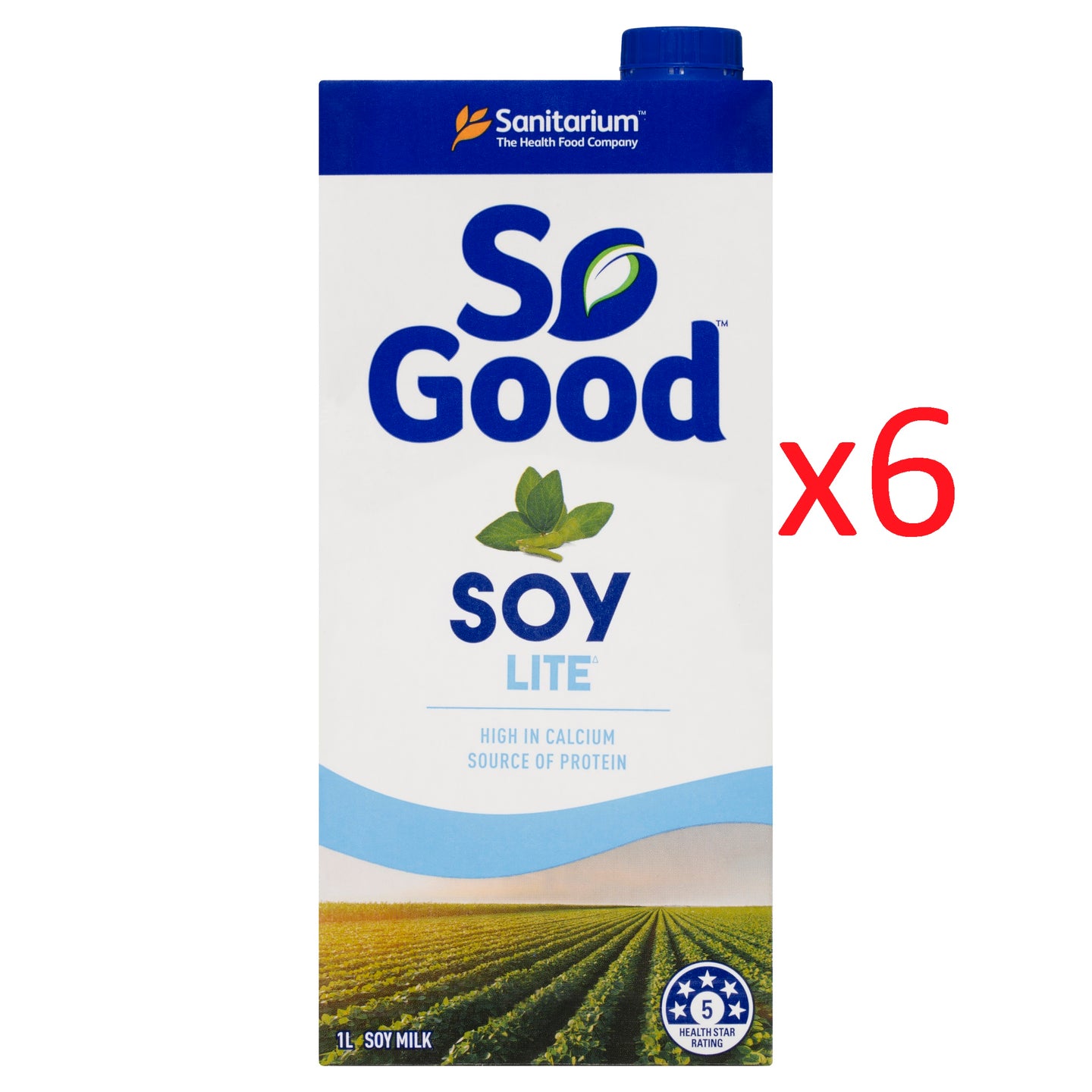 (Buy 6) Sanitarium So Good Soymilk Lite 1 Liter